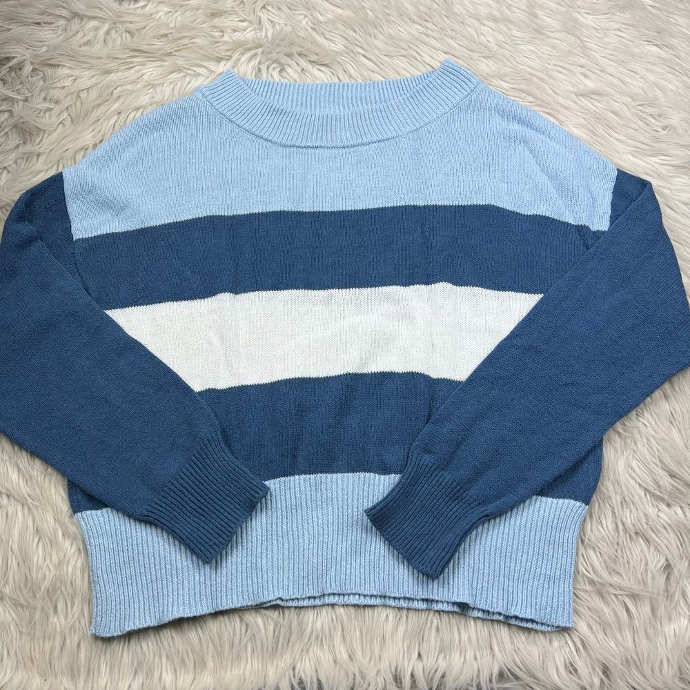 Lucky Brand Women's Striped Pullover Sweater